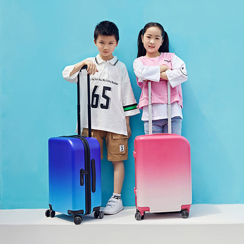 YANG 20inch Student Gradient Suitcase Blue